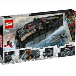 New LEGO Marvel Black Panther: Wakanda Forever War on the Water Building Toy set